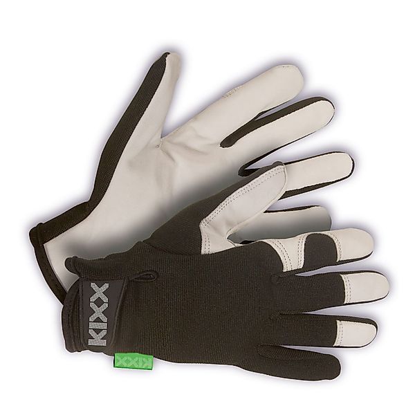KIXX Gartenhandschuhe Work Line Lycra-Ziegennappa Arbeitshandschuh günstig online kaufen
