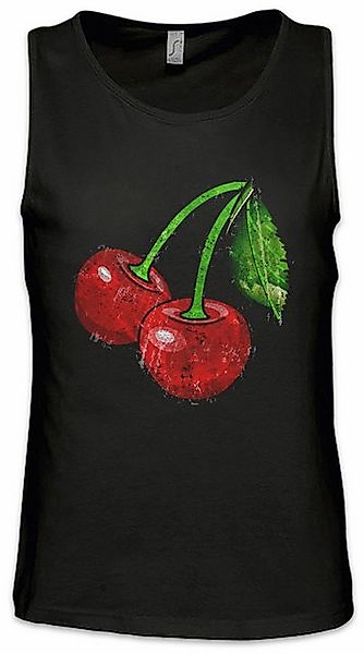 Urban Backwoods Tanktop Oldschool Cherries Vintage Logo I Ärmelloses T-Shir günstig online kaufen