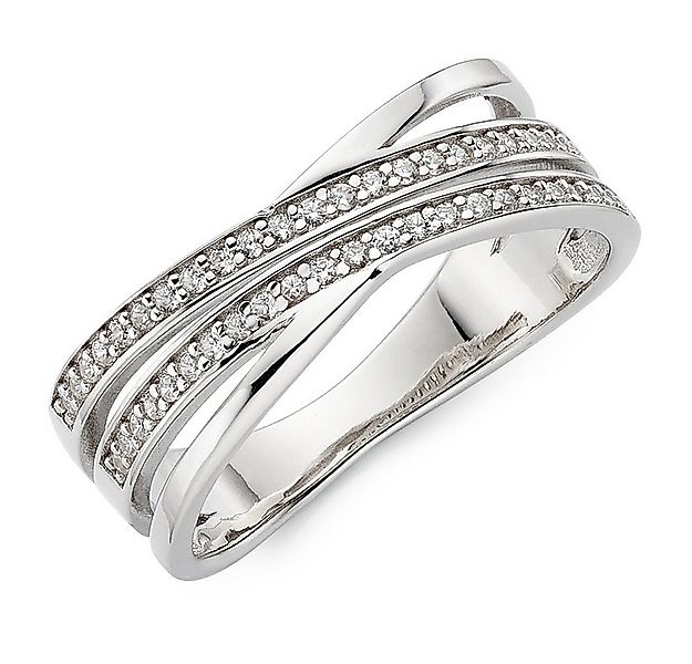 Aniston JEWELRY & WATCHES Fingerring Schmuck Geschenk Silbering, mit Zirkon günstig online kaufen