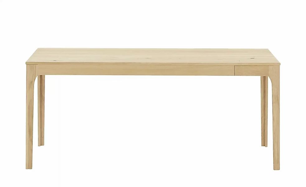 smart Ausziehbarer Esstisch Magnus aus Wildeiche   ¦ holzfarben ¦ Maße (cm) günstig online kaufen