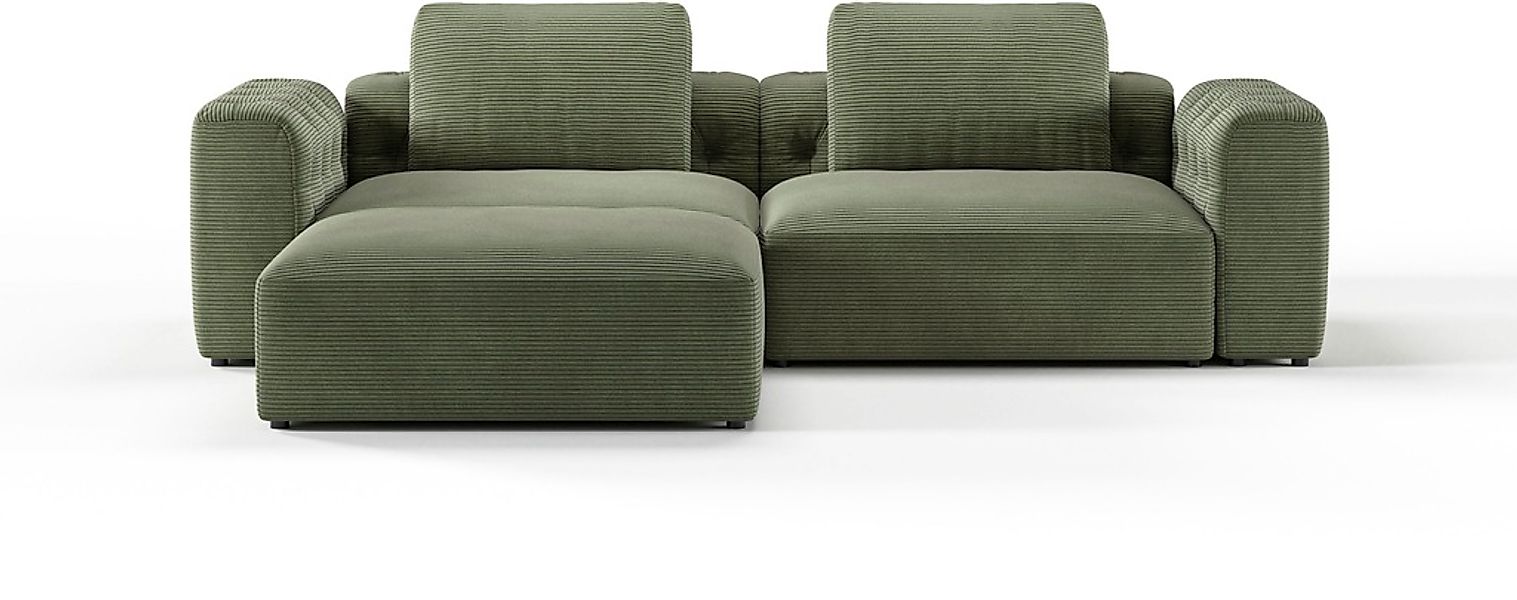 RAUM.ID Ecksofa »Cushid L-Form«, Modulset, bestehend aus 3 Teilen günstig online kaufen