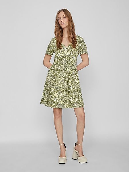 Vila Shirtkleid Mini Blumen Kleid Sommer günstig online kaufen