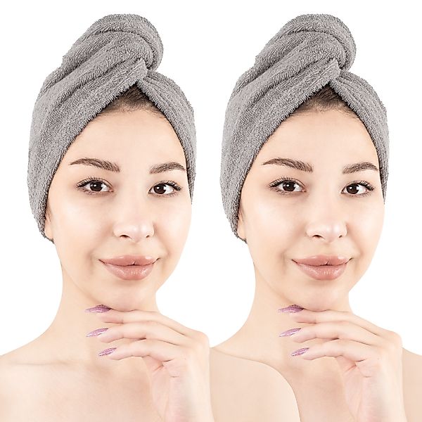 HAMMETEX Turban-Handtuch 2er Set Haarturban Damen, günstig online kaufen