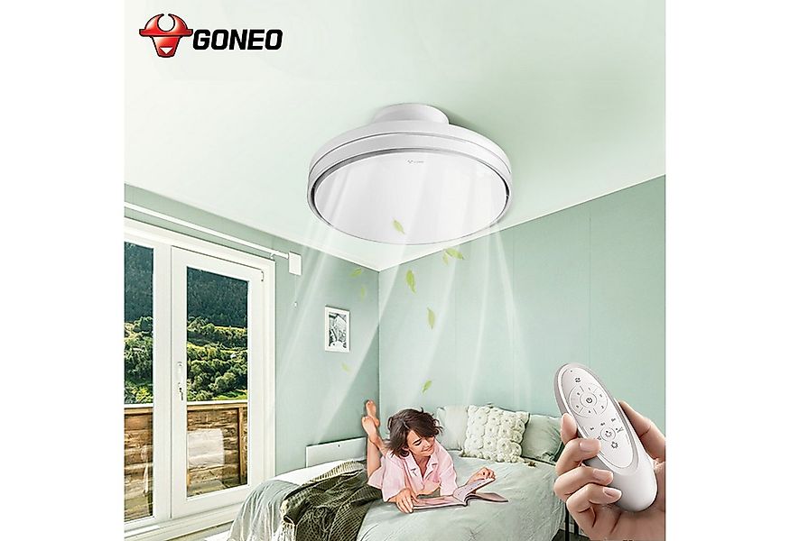 GONEO Deckenventilator mit Beleuchtung günstig online kaufen