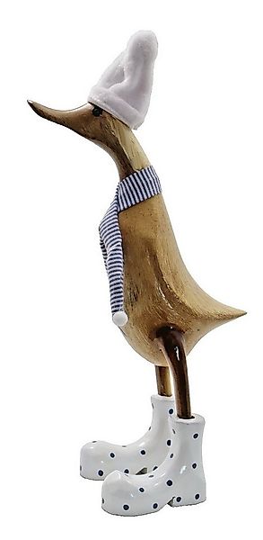 Kaufhaus le petit Tierfigur Deko Ente Holz Laufente Stiefel Gans Vogel Tier günstig online kaufen