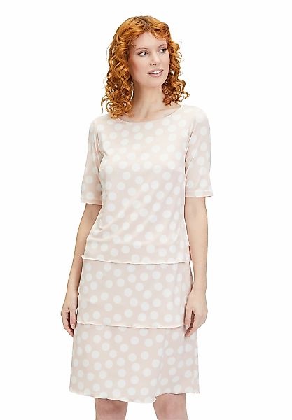 Betty Barclay Sommerkleid "Damen Stufenkleid kurzarm" Ohne Tasche Druck günstig online kaufen