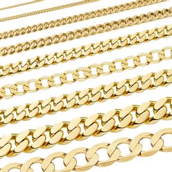 HOPLO Panzerkette Goldkette Panzerkette Länge 50cm günstig online kaufen