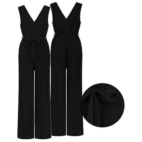 SUBLEVEL Overall Damen Overall Jumpsuit lange Hose Binde Gürtel Einteiler P günstig online kaufen