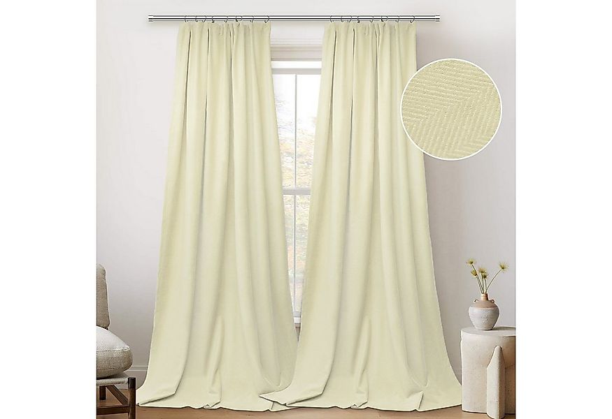 Rosnek Gardine Samt, Geprägtes Geometrisches, für Wohnzimmer Schlafzimmer D günstig online kaufen