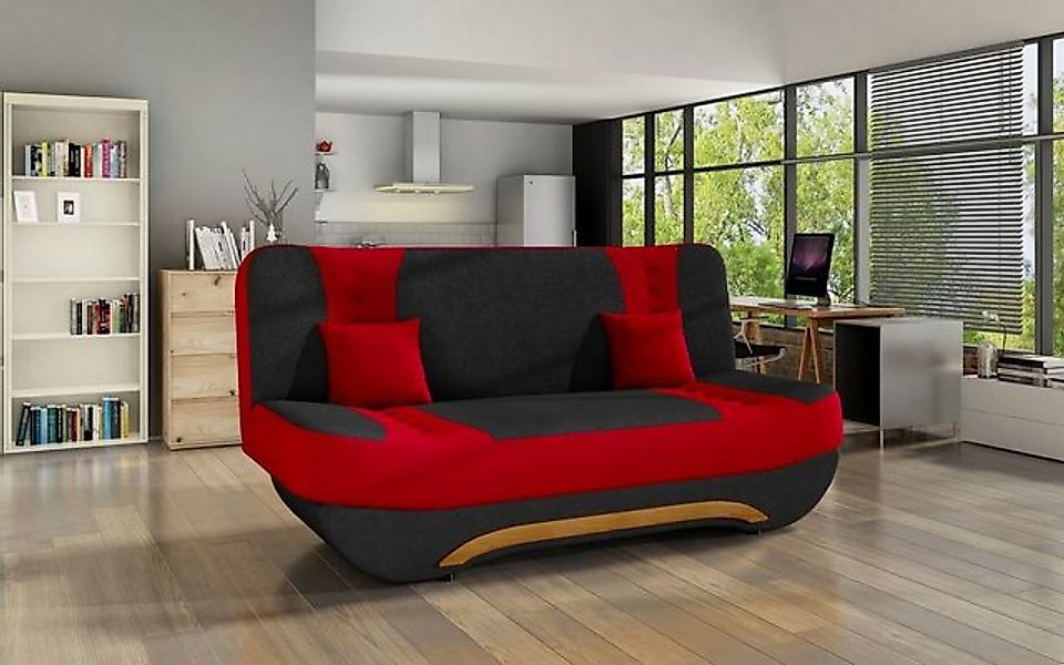 JVmoebel Schlafsofa Schlafsofa Klappmechanismus modernes Design Polsterung, günstig online kaufen