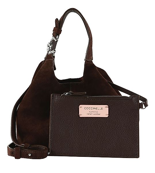 COCCINELLE Handtasche Handbag Suede (Set, 2-tlg), günstig online kaufen
