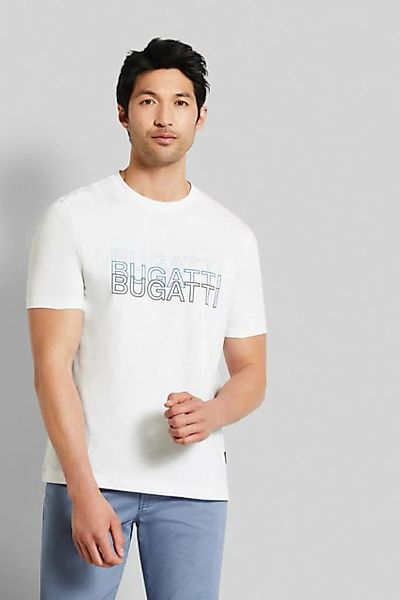 bugatti T-Shirt mit bugatti-Print günstig online kaufen