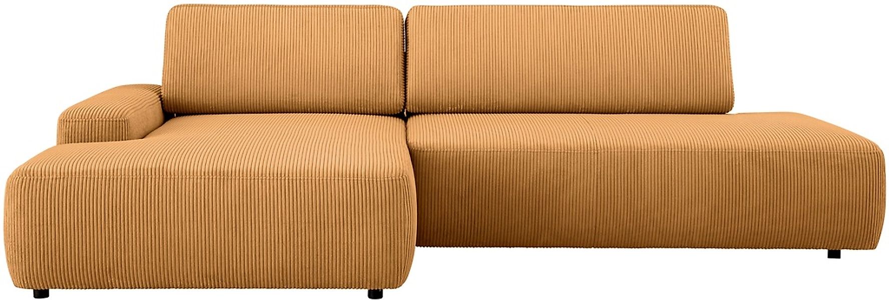 INOSIGN Ecksofa "TORGE, Schlafsofa Cord, Samtvelours u. Strukur fein, Couch günstig online kaufen