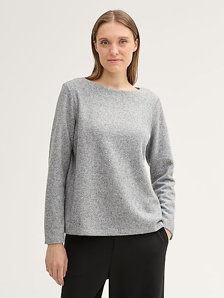 TOM TAILOR Sweatshirt Sweatshirt mit Knopf-Details günstig online kaufen