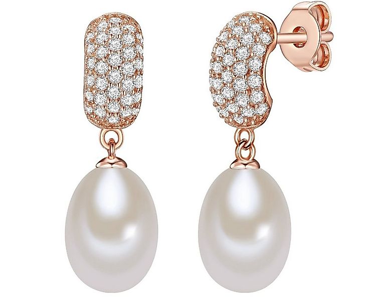 Valero Pearls Perlenohrringe roségold, mit Süßwasserperlen günstig online kaufen