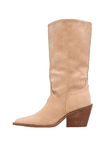 LIPSY Lipsy Schlichte Cowboystiefel in Velourslederoptik Westernstiefel (1- günstig online kaufen