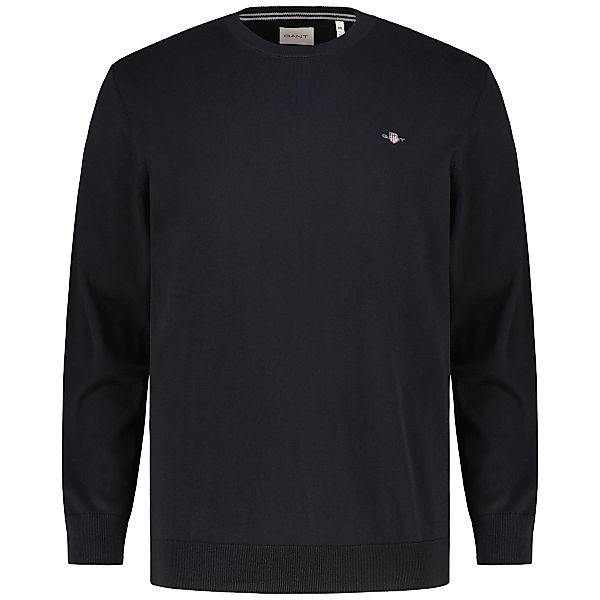 Gant Feinstrickpullover aus Baumwolle Farbe schwarz Größe: 4XL günstig online kaufen