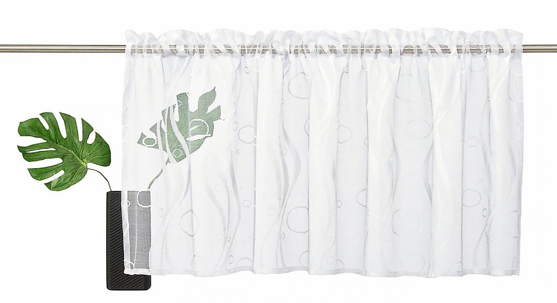 my home Scheibengardine Ramon, Stangendurchzug (1 günstig online kaufen