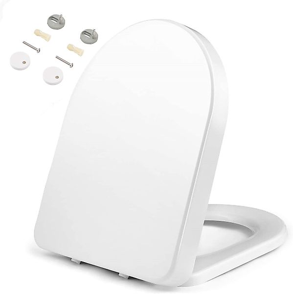LUCKZON WC-Sitz Toilettendeckel O/D Form mit günstig online kaufen