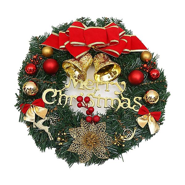 Kunstkranz Weihnachtskranz Hängende dekorative Tür Kranz, günstig online kaufen