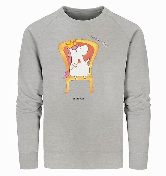 Mr. & Mrs. Panda Longpullover Größe L Einhorn Prinzessin - Heather Grey - G günstig online kaufen