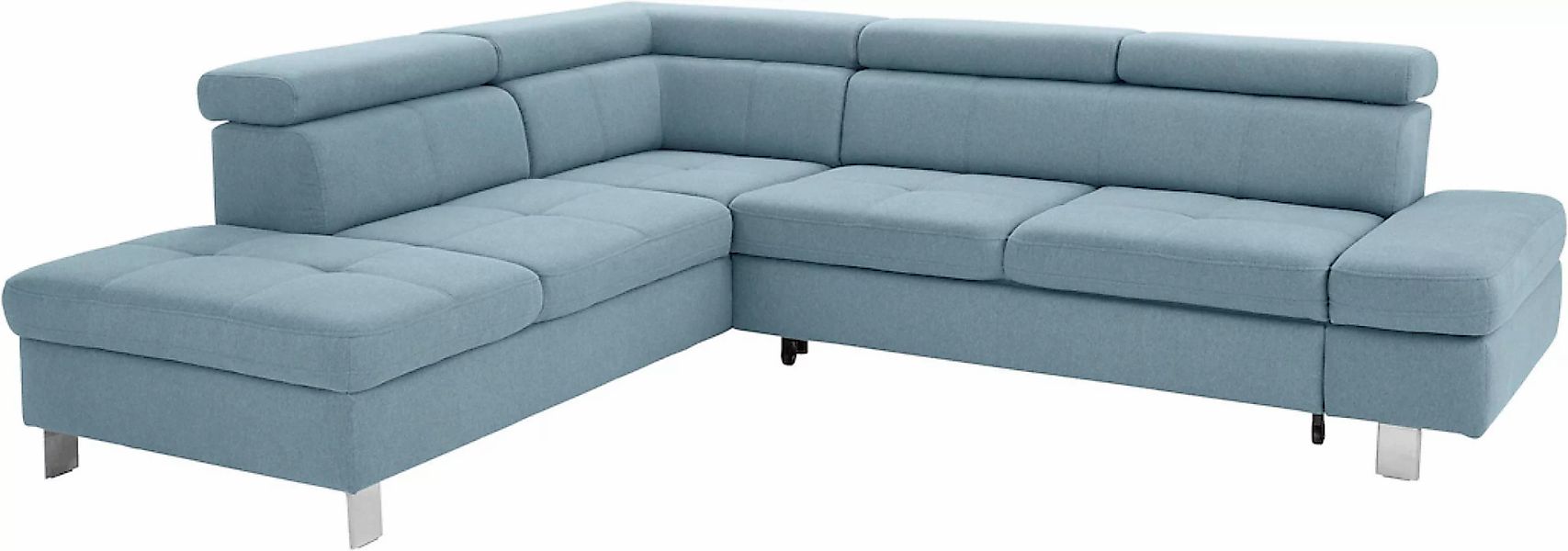 exxpo - sofa fashion Ecksofa »Fiji, L-Form«, mit Kopf- bzw. Rückenverstellu günstig online kaufen