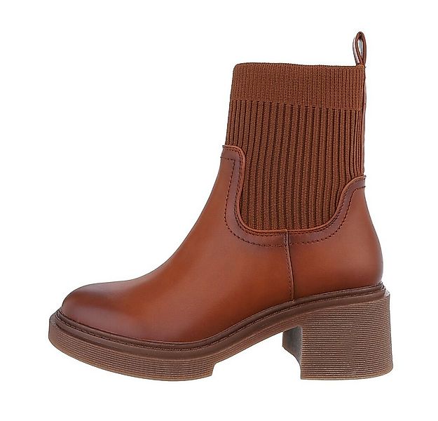 Ital-Design Damen Chelsea Freizeit Plateaustiefelette (84906833) Blockabsat günstig online kaufen