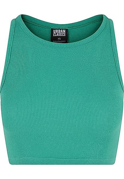 URBAN CLASSICS Tanktop Urban Classics Damen Ladies Cropped Rib Top (1-tlg) günstig online kaufen