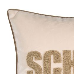 PAD Dekokissen Letters Schmusekater Sand, einfarbig, günstig online kaufen