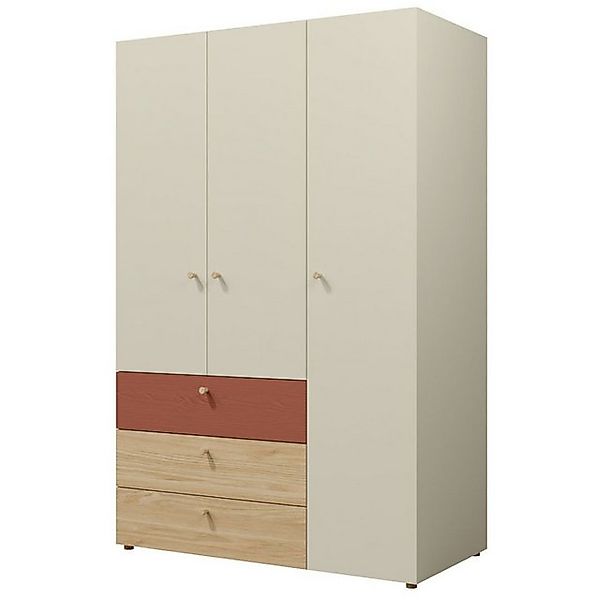 Compleo Kleiderschrank mit 3 Schubladen.Kleiderschrank für Kinderzimmer.Kin günstig online kaufen