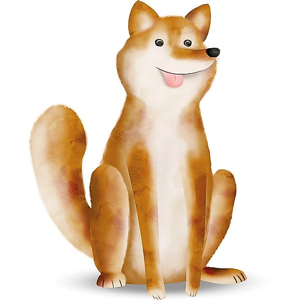Komar Bild "Cute Animal Dog", Tiere, (1 St.), Wandbild zur Dekoration - ohn günstig online kaufen