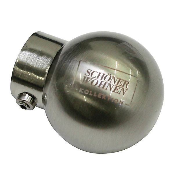SCHÖNER WOHNEN-Kollektion Gardinenstangen-Endstück »Kugel für Ø 20 mm«, (2 günstig online kaufen