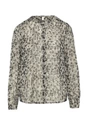 QS Langarmbluse Bluse Leicht transparente Chiffonbluse günstig online kaufen