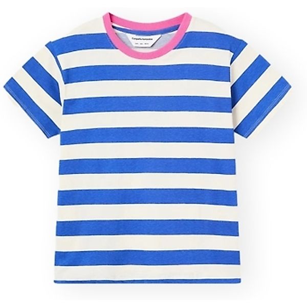Compania Fantastica  T-Shirt COMPAÑIA FANTÁSTICA T-Shirt 42012 - White/Blue günstig online kaufen