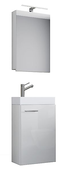 VCM Waschtisch 3-tlg Gäste WC Waschplatz Waschtisch Slito Schrank günstig online kaufen