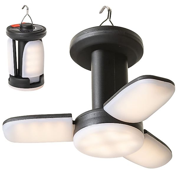 Skandika LED Gartenleuchte, aufklappbar, Solarzelle, dimmbar, günstig online kaufen