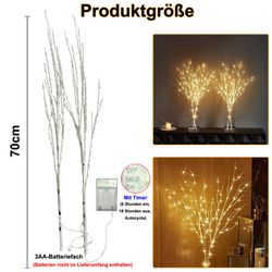 MUPOO LED-Leuchtzweig LED Leuchtzweig LED-Dekolicht Batteriebetrieben günstig online kaufen