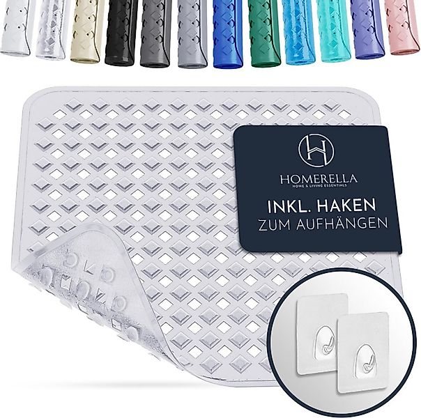 Homerella Duschmatte rutschfest Kinder - 100% BPA frei Inkl. 2 Haken zum Au günstig online kaufen