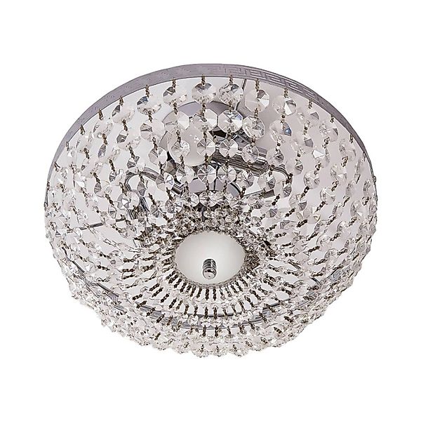 Lindby Deckenlampe Mondrian 9620693 Modern in Transparent aus Kristall 3-fl günstig online kaufen