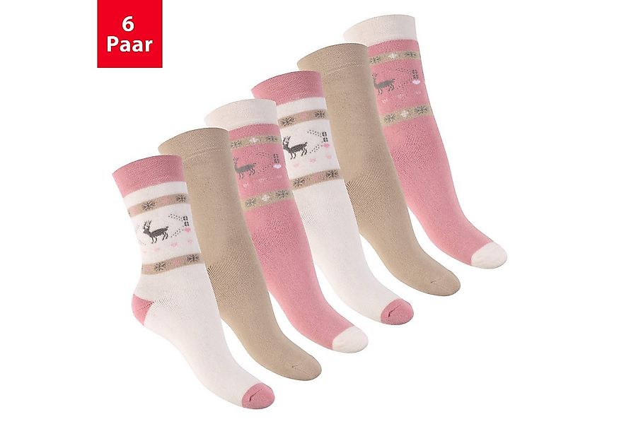 Footstar Thermosocken Damen Wintersocken (6 Paar) Warme Vollfrottee Thermo günstig online kaufen
