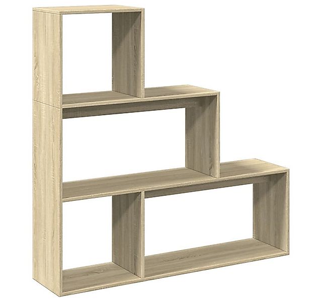 vidaXL Bücherregal Raumteiler-Bücherregal 3 Stufen Sonoma-Eiche 123x29x123 günstig online kaufen