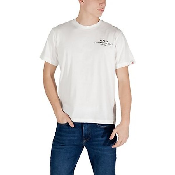 Replay  T-Shirts & Poloshirts T-Shirt mit Maxi-Print günstig online kaufen