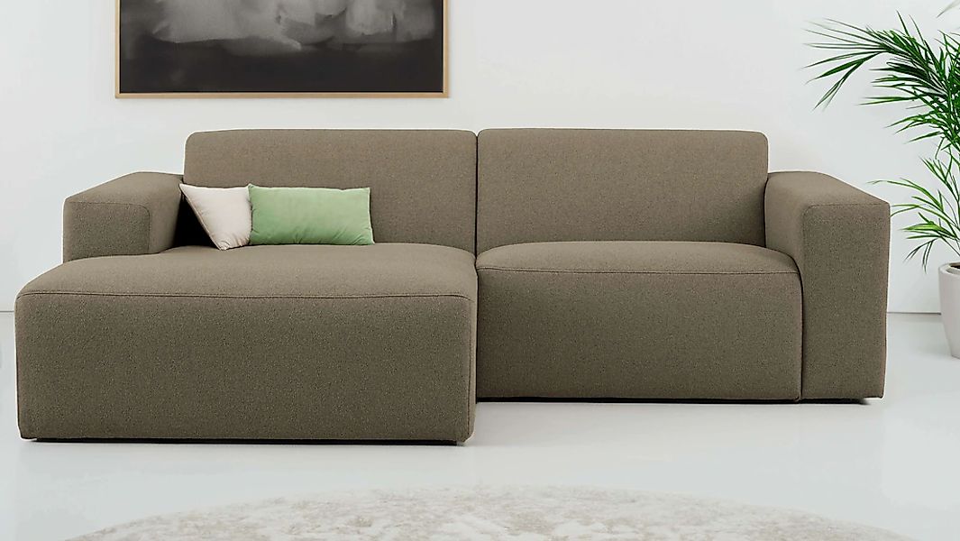 INOSIGN Ecksofa "Koa, 228 cm, L-Form, Modulsofa in Cord, Chenille, Struktur günstig online kaufen