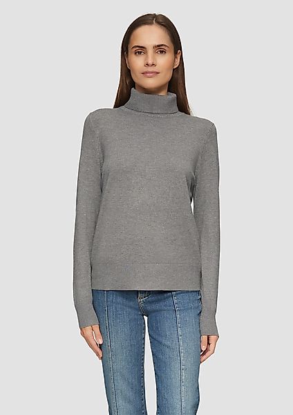 s.Oliver Strickpullover Feinstrickpullover mit Rollkragen günstig online kaufen