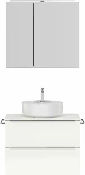 nobilia® Badmöbel-Set »Alvene« vormontiert, mit Soft-Close, 2 Stk. tlg. günstig online kaufen