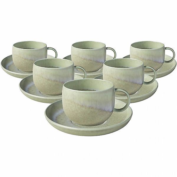 like. by Villeroy & Boch Tasse "Espressotassen mit Untertassen Perlemor Alg günstig online kaufen