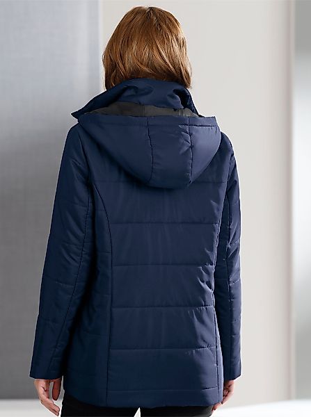 Classic Basics Steppjacke mit Kapuze günstig online kaufen