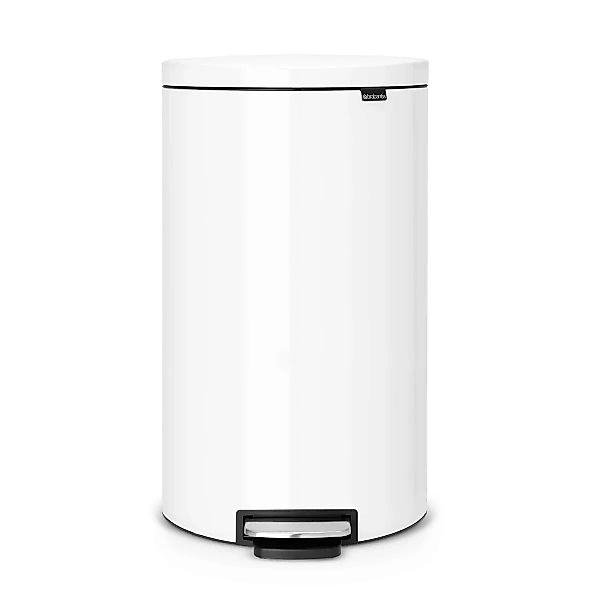 FlatBack+ Treteimer Silent 30 Liter white (weiß) günstig online kaufen