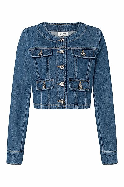Joop Jeans Jeansblazer "Ina", Mit Rundhalsausschnitt günstig online kaufen