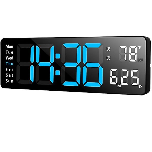 MODFU Wanduhr 13 Zoll LED Digitale günstig online kaufen